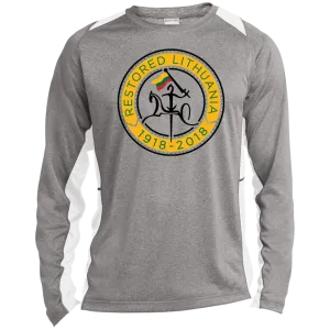 Vytis Restored - Men's Long Sleeve Colorblock Activewear Performance T