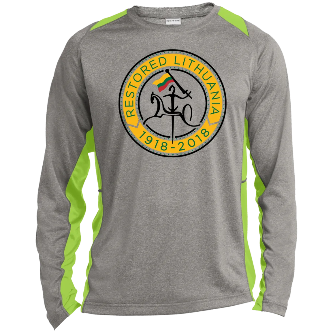 Vytis Restored - Men's Long Sleeve Colorblock Activewear Performance T