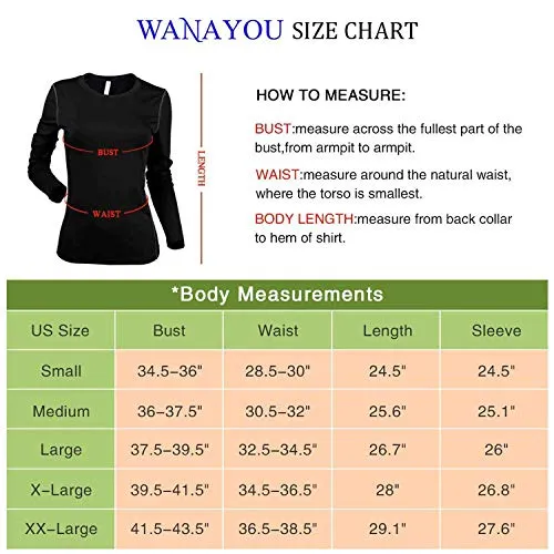 WANAYOU Women's Workout Tops Athletic Long Sleeve T Shirt Yoga Tops Gym Sports T-Shirt Activewear,2 Pack(Black/Grey),M
