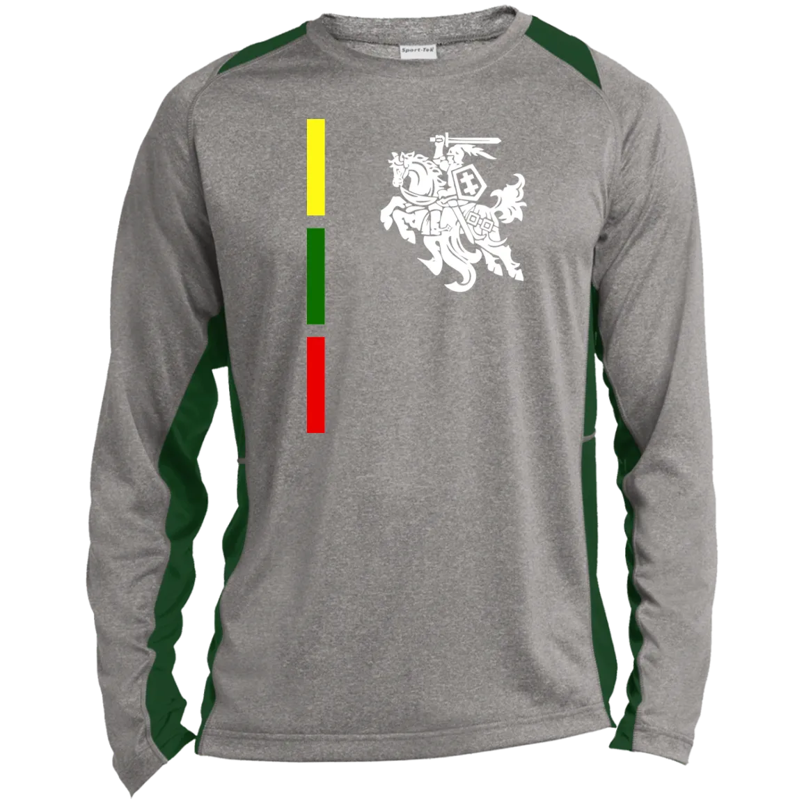 Warrior Vytis - Men's Long Sleeve Colorblock Activewear Performance T