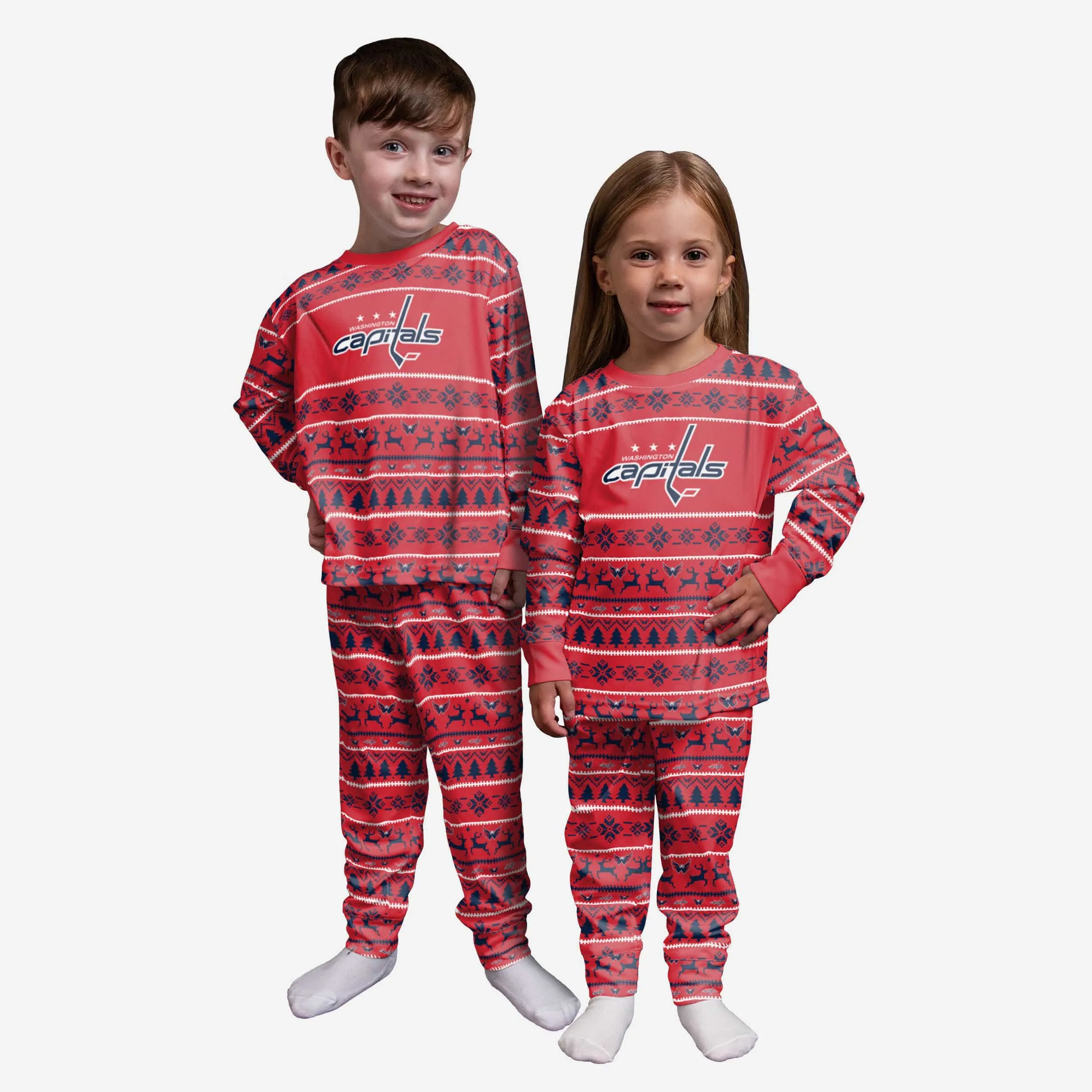 Washington Capitals Toddler Family Holiday Pajamas