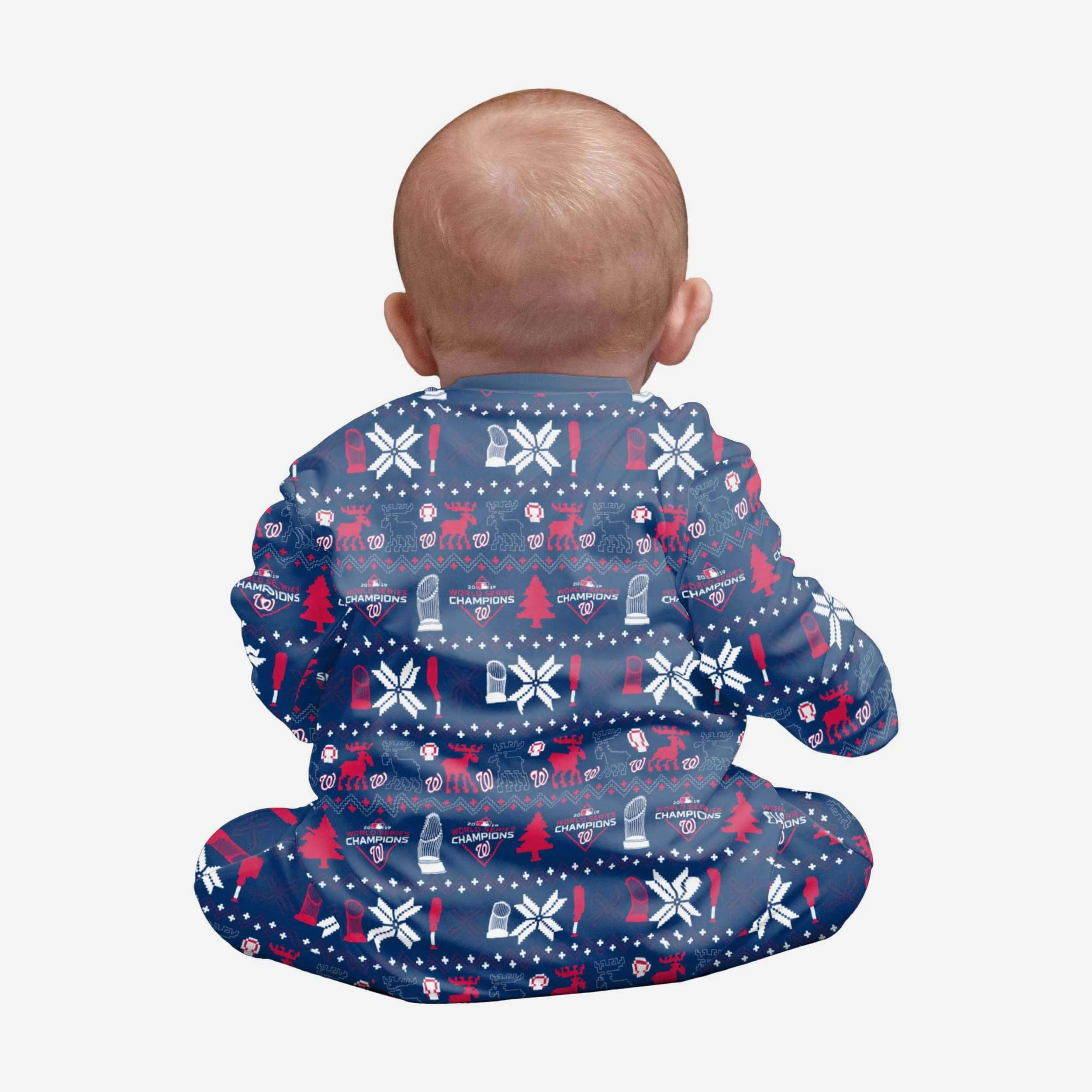 Washington Nationals 2019 World Series Champions Infant Family Holiday Pajamas