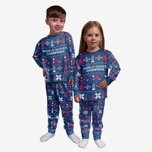 Washington Nationals 2019 World Series Champions Toddler Family Holiday Pajamas
