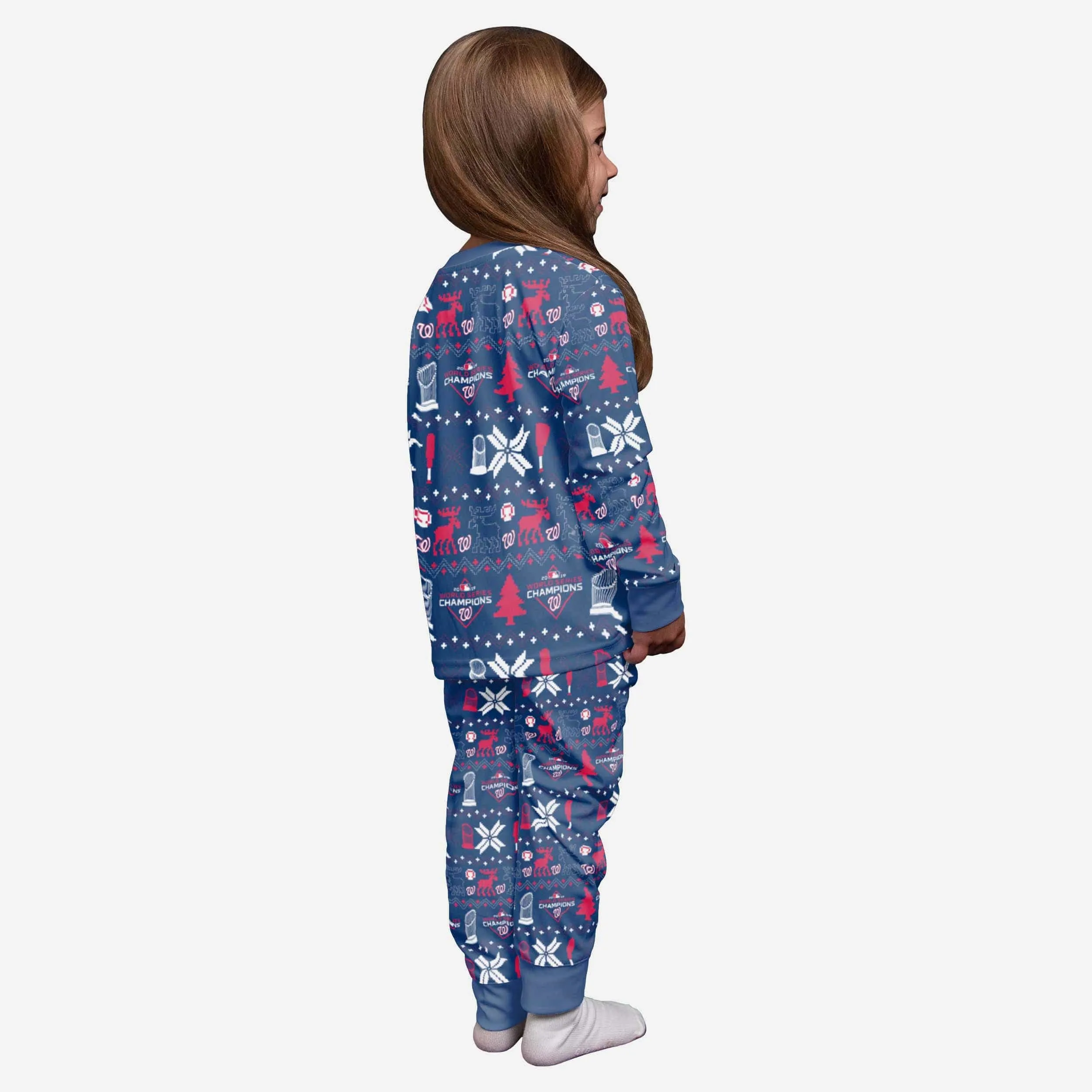 Washington Nationals 2019 World Series Champions Toddler Family Holiday Pajamas
