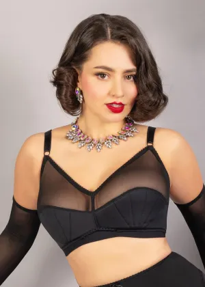 What Katie Did Liz Retro Bra Black