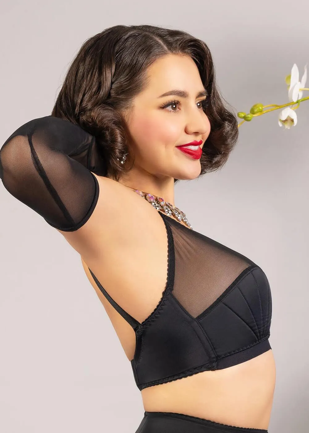 What Katie Did Liz Retro Bra Black