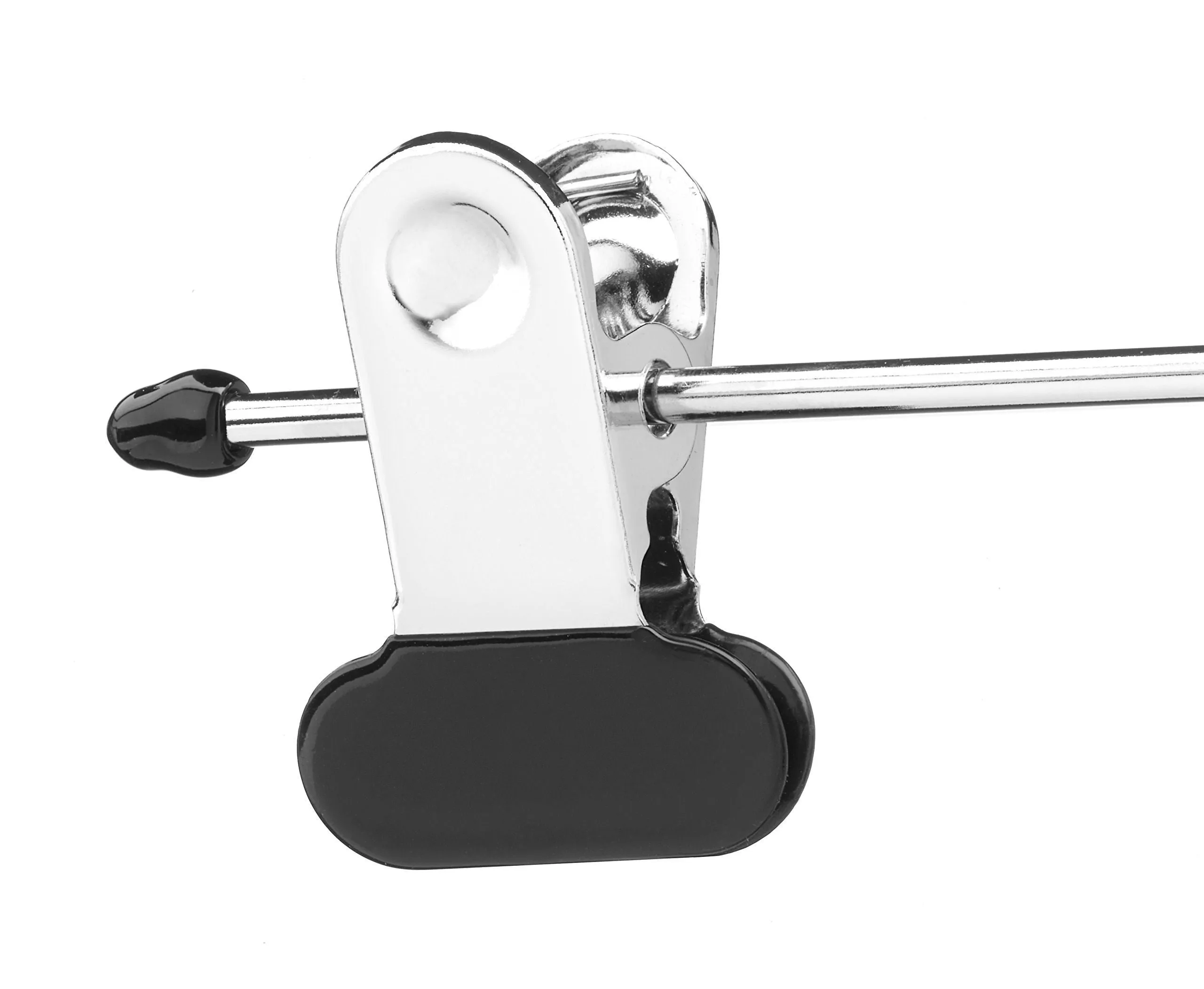 Whitmor Add on Skirt & Slack Hangers Chrome/Black (Set of 3)