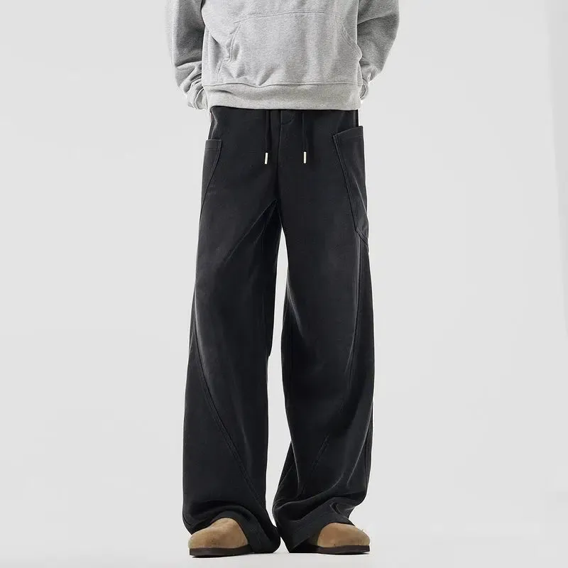 Wide-Leg Relaxed Sweatpants