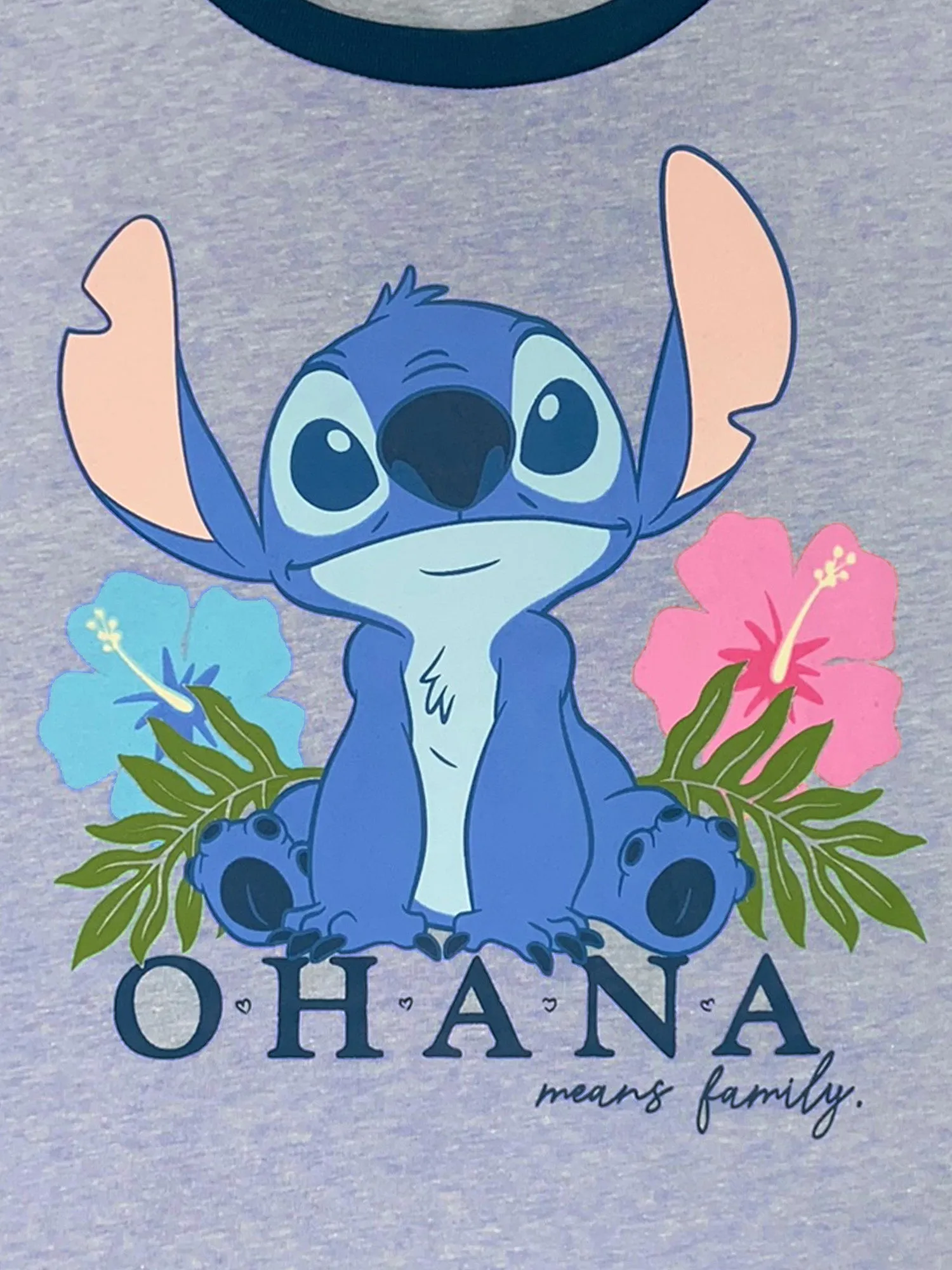 Womens & Womens Plus Size Disney Stitch Sleep Shirt Pajamas Blue Ohana