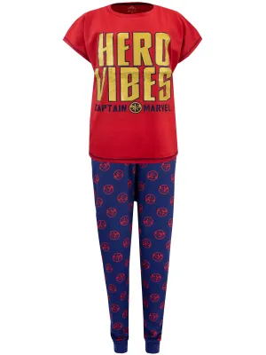 Womens Captain Marvel Pajamas