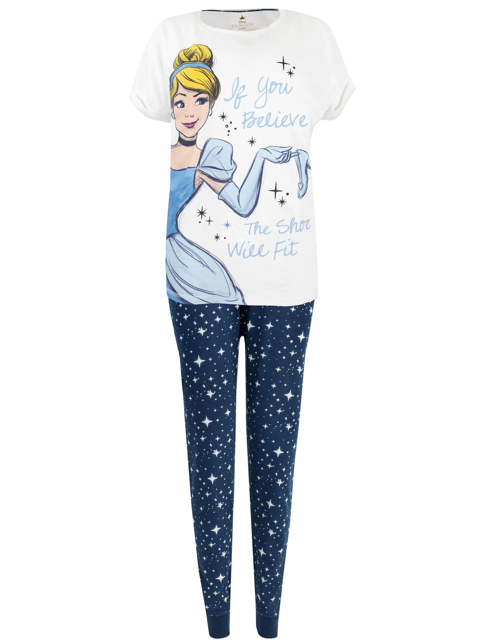 Womens Cinderella Pajamas