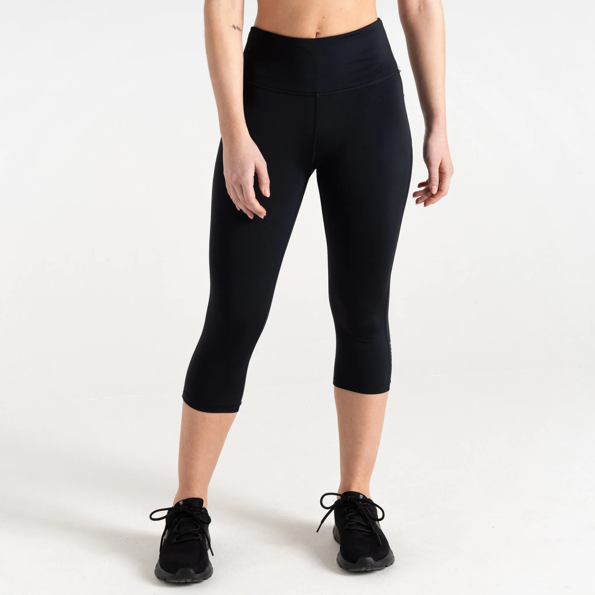 Women's Influential 3/4 Gym Leggings | Black