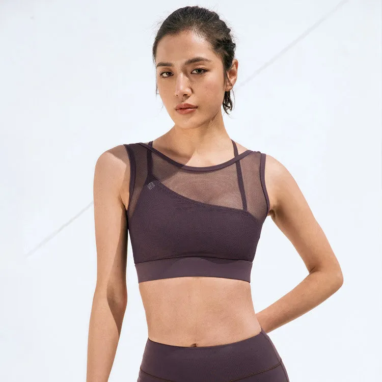 Women's mesh in sports underwear fashion
