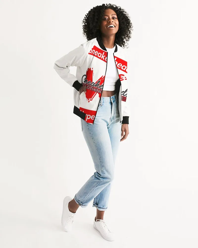 Women's "Sneakerhead vs Hypebeast" Bomber Jacket