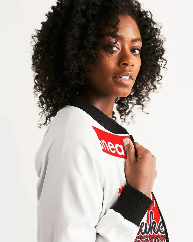 Women's "Sneakerhead vs Hypebeast" Bomber Jacket