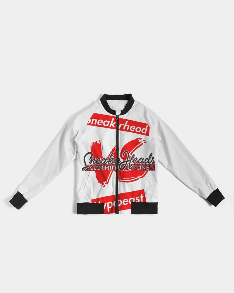 Women's "Sneakerhead vs Hypebeast" Bomber Jacket
