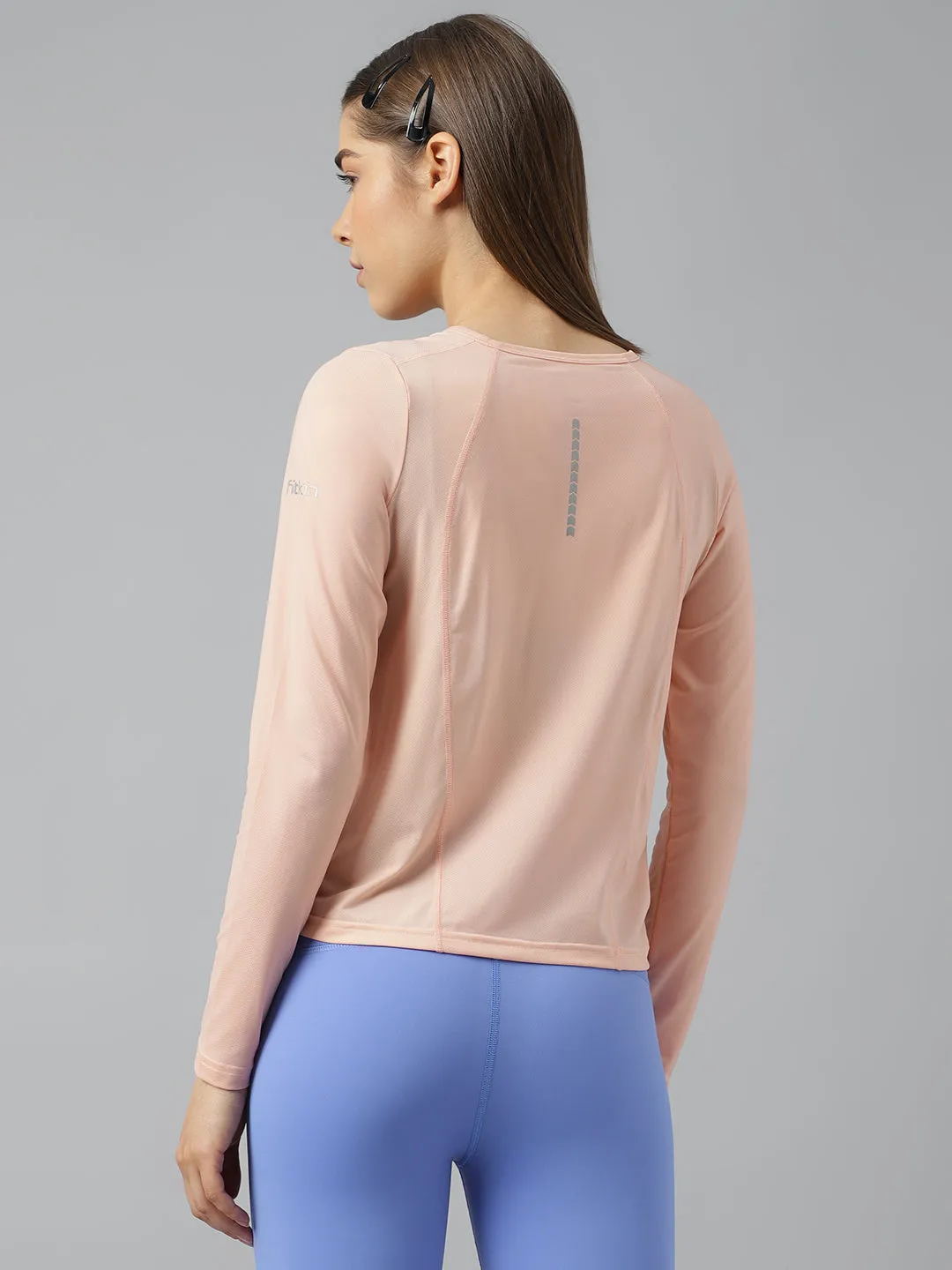 Women's V neck self design tshirt