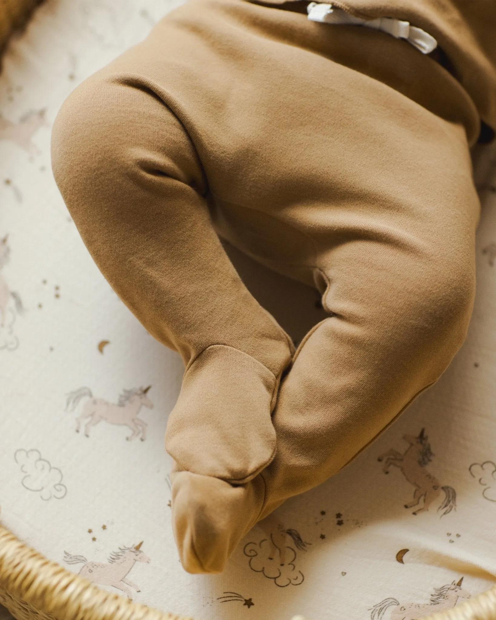 Wrap Top   Footed Pant Set || Golden