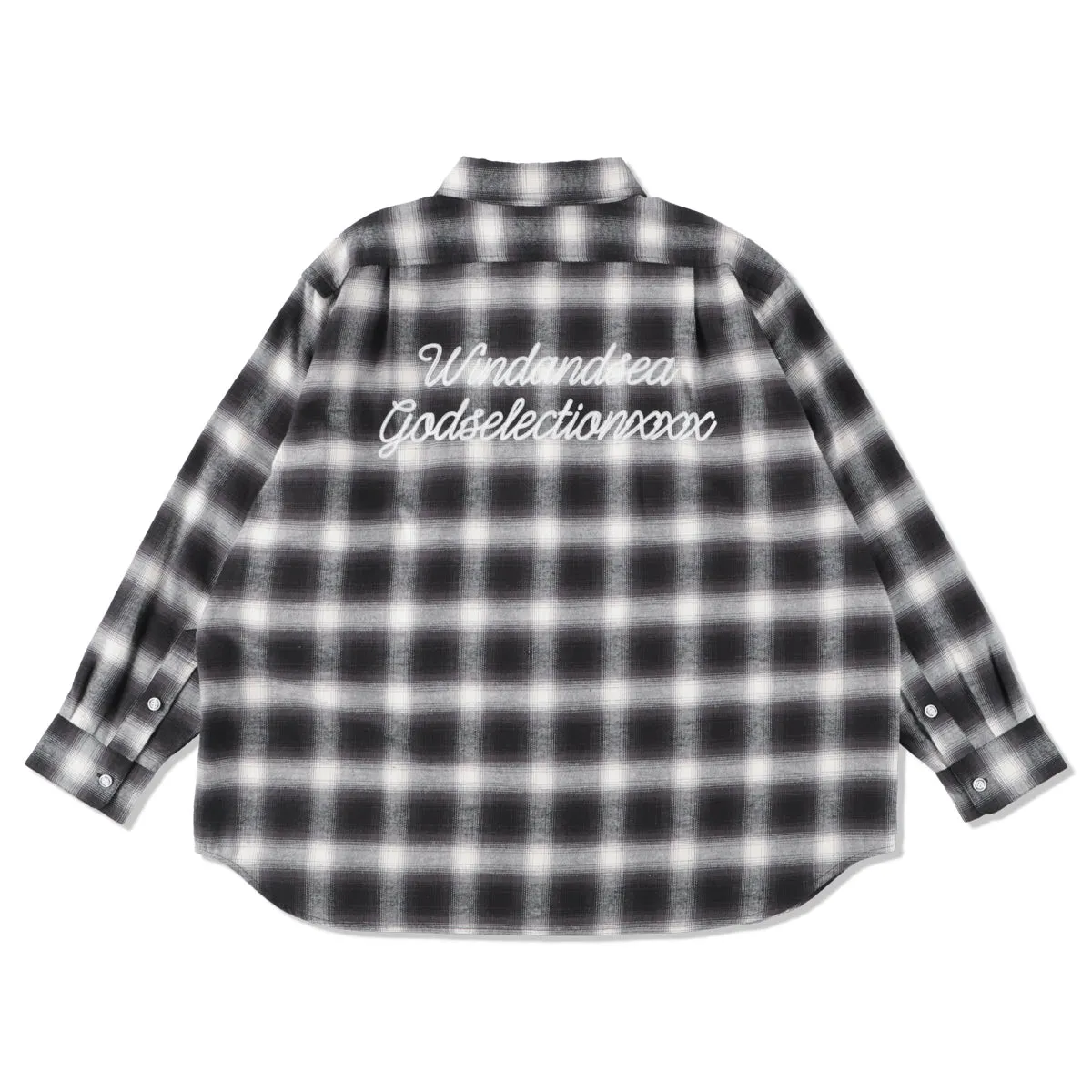 x God Selection Plaid Shirt WDS-C-GOD-23-Q3-04 Ombre