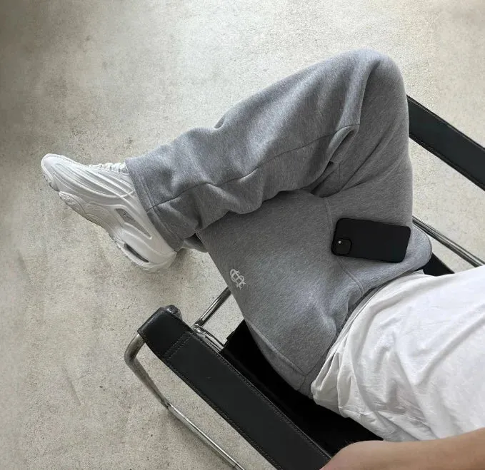 Y2k Street Wearing Solid Color Sport Pants Men and Women Couple Straight Leg Pants Hot