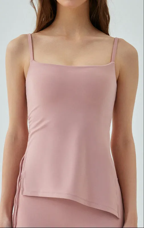 Yoga Tank Top for Women | Slim Fit Workout Tank with Built-In Bra Pads