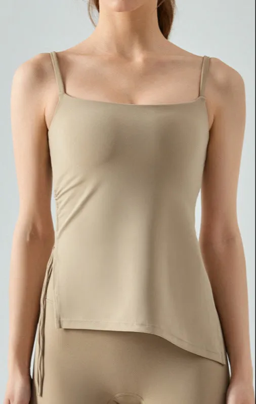 Yoga Tank Top for Women | Slim Fit Workout Tank with Built-In Bra Pads