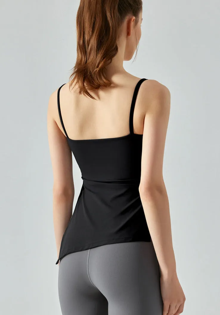 Yoga Tank Top for Women | Slim Fit Workout Tank with Built-In Bra Pads