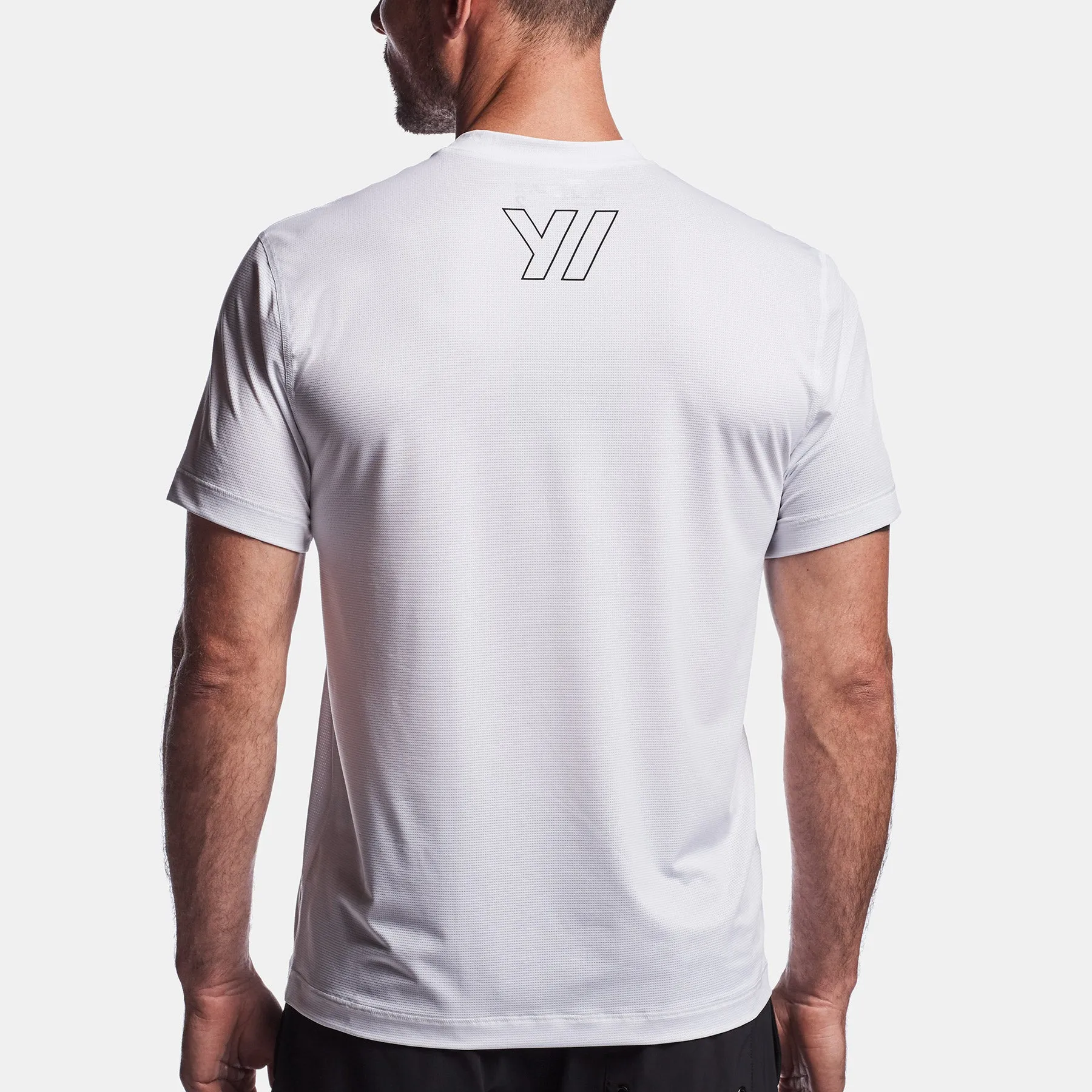 Y/OSEMITE Perforated Performance Tee - White