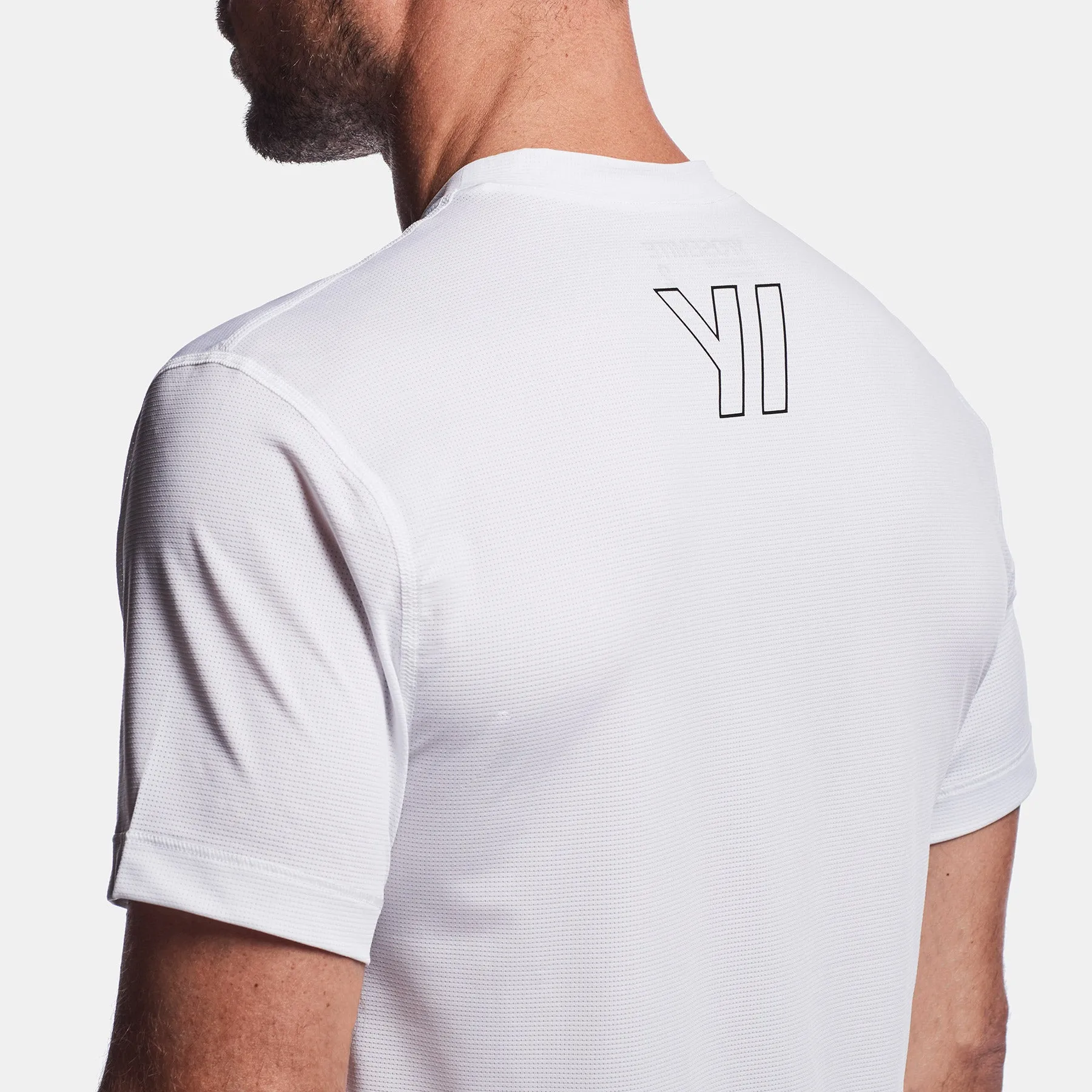 Y/OSEMITE Perforated Performance Tee - White