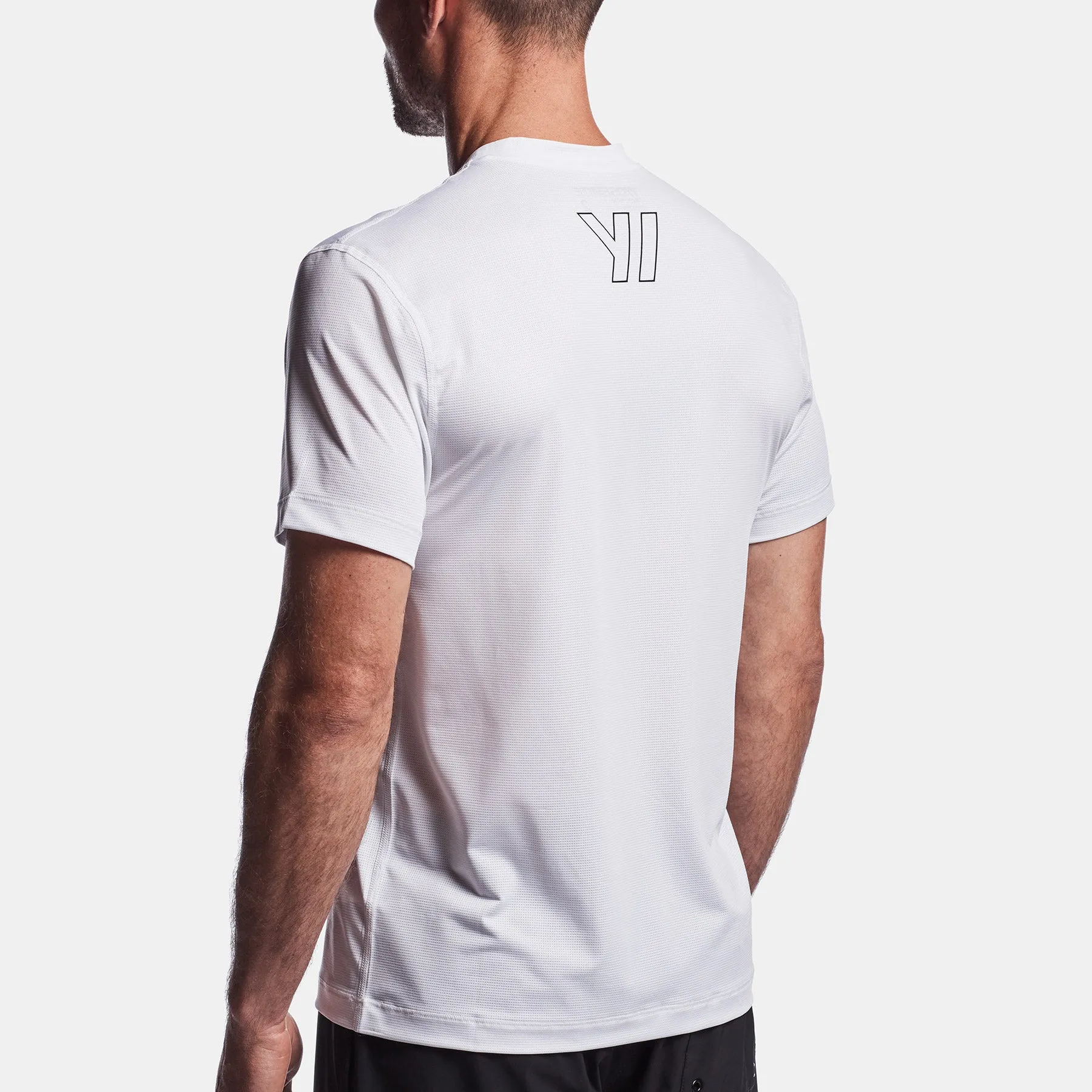 Y/OSEMITE Perforated Performance Tee - White
