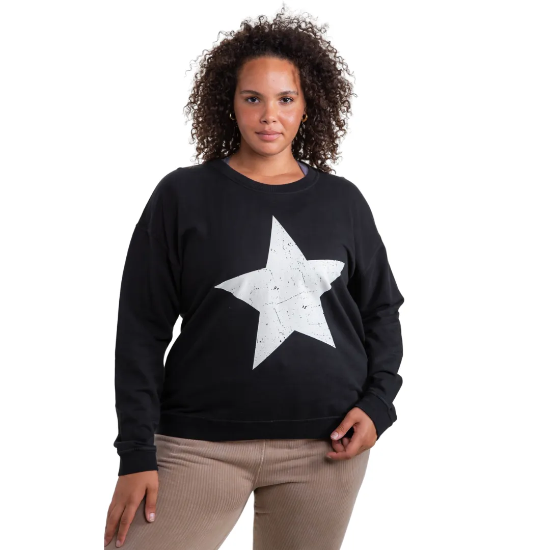 You're A Star Pullover Curvy - Black
