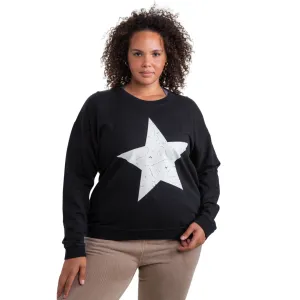 You're A Star Pullover Curvy - Black