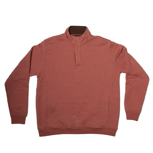 Youth Harper Quilted Snap Pullover- Redwood Final Sale