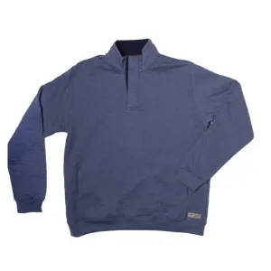 Youth Harper Quilted Snap Pullover- Slate Blue Final Sale