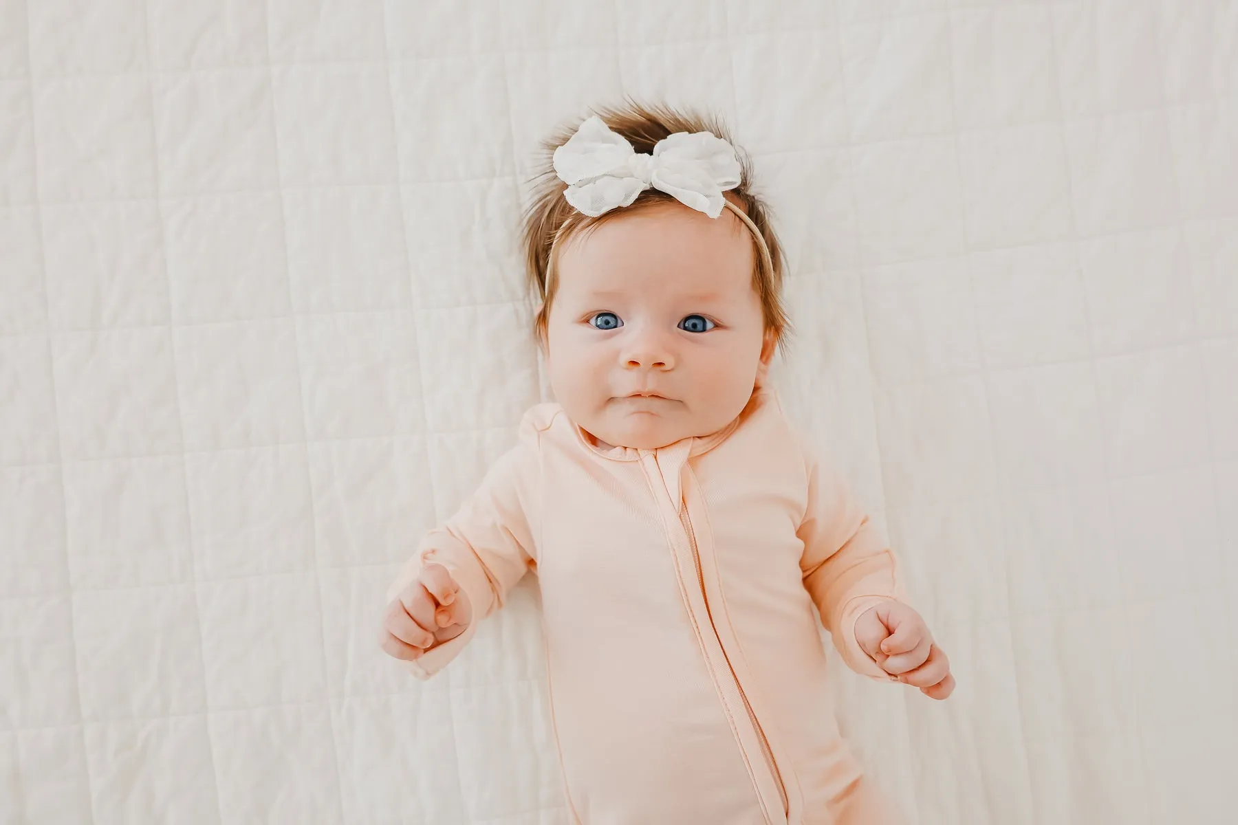 Zip-Up Footie Pajama - Blush
