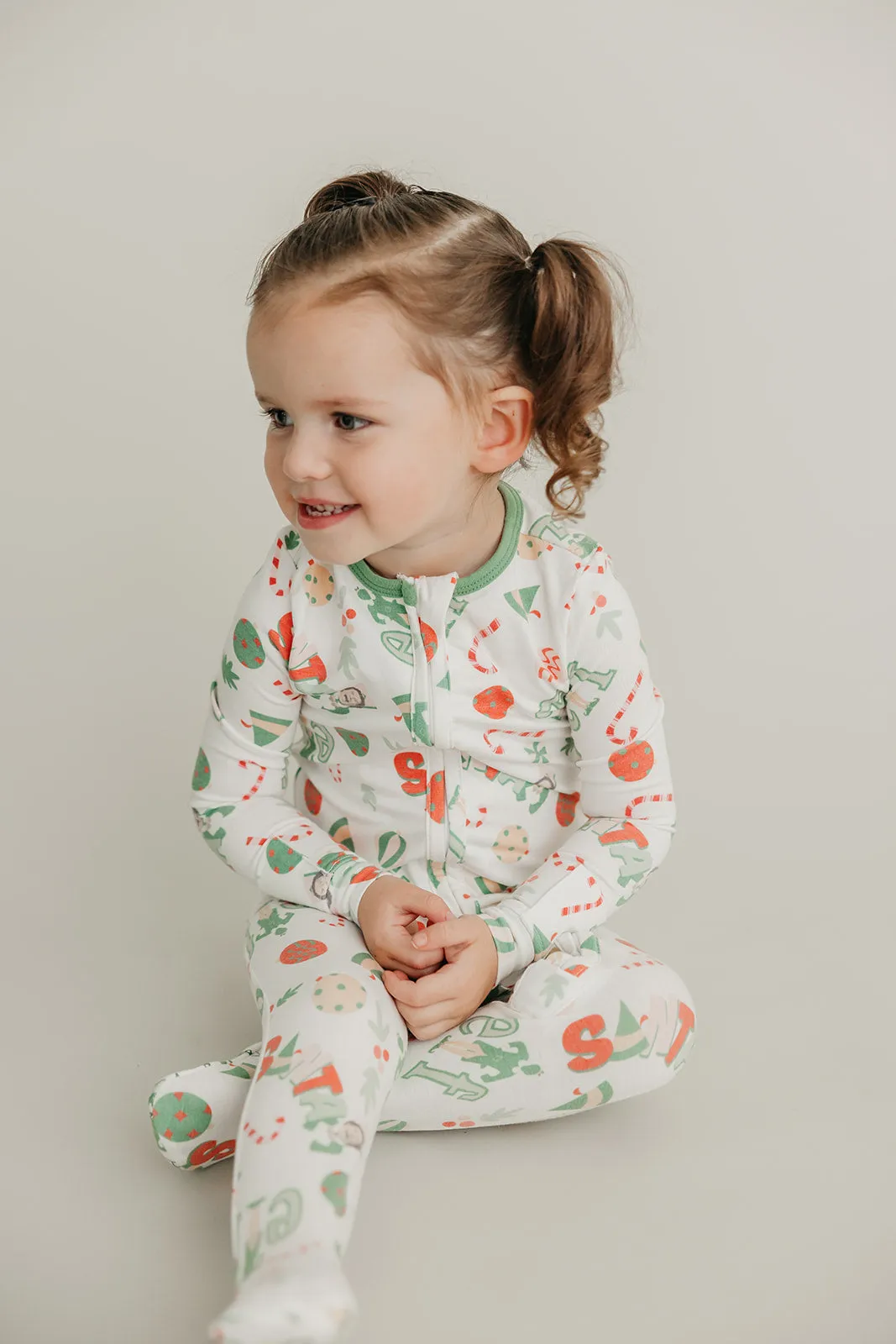 Zip-Up Footie Pajama - Elf