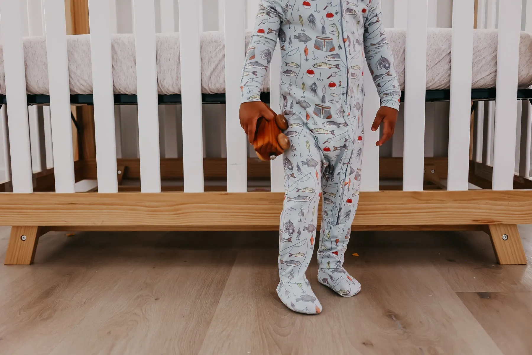 Zip-Up Footie Pajama - Trout